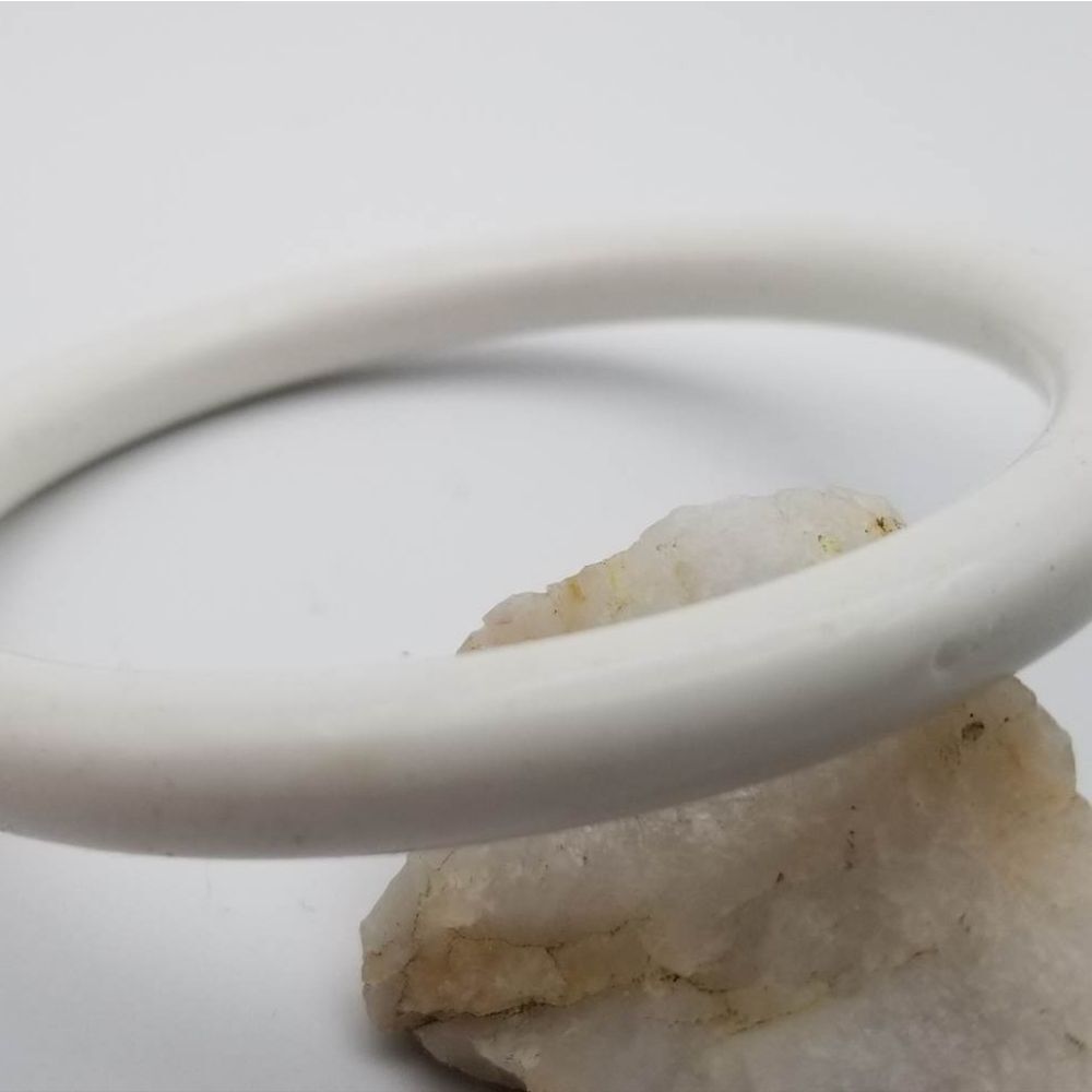 White saucer retro bracelet hippie‎